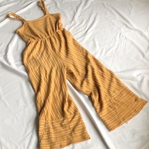 ❣️Gold and white striped romper ❣️